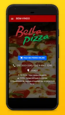 Bella Pizza Guaçuí android App screenshot 2